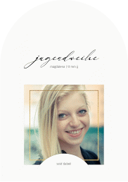 Einladung Jugendweihe "Quadro"