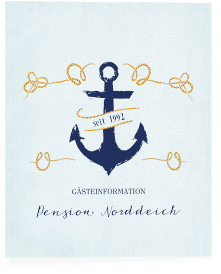 Klick: Details zu Gästemappe Ferienwohnung A4 "Norddeich" anzeigen Gästemappe Ferienwohnung A4 "Norddeich"