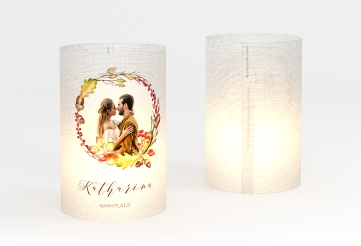 Windlicht Hochzeit Herbstlich Windlicht weiss