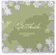 Gästebuch Selection Hochzeit Snowfall Leinen-Hardcover kraftpapier mit Schneeflocken für Winterhochzeit