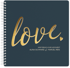 Klick: Details zu Gästebuch Hochzeit "Glam" anzeigen Gästebuch Hochzeit "Glam" Ringbindung beige