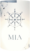 Windlicht Hochzeit "Steuerrad"