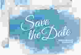 Save the Date-Karte "Frozen"