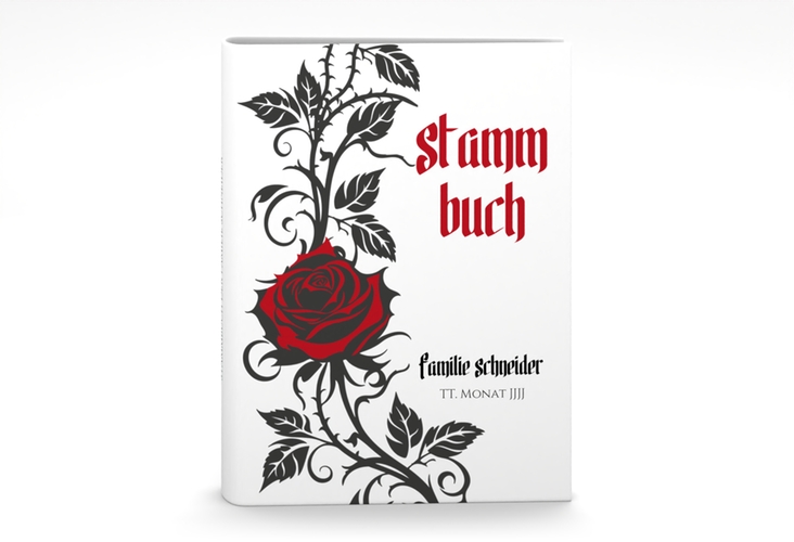 Stammbuch A5 Red Rose Stammbuch A5 weiss