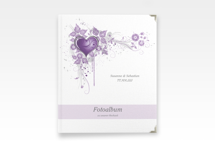 Hochzeitsalbum Triest 21 x 25 cm lila