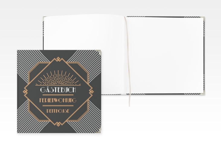 Gästebuch Selection Ferienwohnung Penthouse Leinen-Hardcover