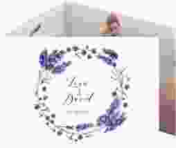 Hochzeitseinladung "Lavendel"
