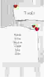 Tischaufsteller Hochzeit Reichenhall Tischaufsteller weiss