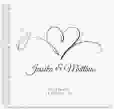 Gästebuch Hochzeit Envie Ringbindung lila