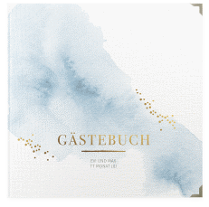 Klick: Details zu Gästebuch Selection Hochzeit "Pastell" anzeigen Gästebuch Selection Hochzeit Pastell Leinen-Hardcover blau