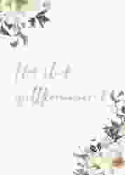 Willkommensschild Poster Ivory 50 x 70 cm Poster weiss