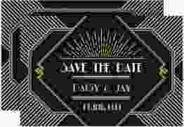 Save the Date-Karte Hochzeit "Gatsby"