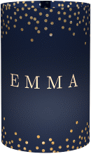 Windlicht Hochzeit Glitter Windlicht blau