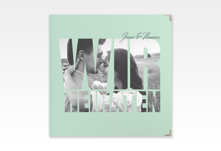 Gästebuch Selection Hochzeit Letters Leinen-Hardcover mint