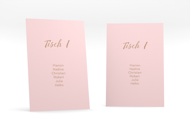 Tischaufsteller Hochzeit Glam Tischaufsteller rosa
