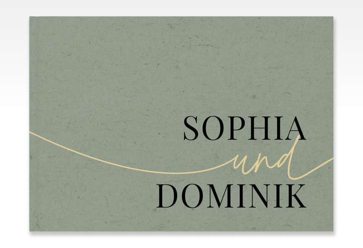 Gästebuch A4 quer Easy A4 quer, Hardcover im modernen minimalistischen Design