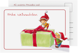 Klick: Details zu Weihnachtskarte "Kobold" anzeigen Weihnachtskarte "Kobold"