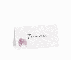 Klick: Details zu Segnaposti matrimonio collezione Messina anzeigen Segnaposti matrimonio collezione Messina Tischkarten lila