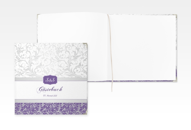 Gästebuch Selection Hochzeit Latina Leinen-Hardcover lila
