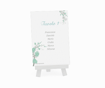 Klick: Details zu Segnaposti matrimonio collezione Salerno anzeigen Segnaposti matrimonio collezione Salerno Tischaufsteller azzuro