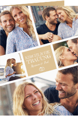 Klick: Details zu Kirchenheft Hochzeit "Rise" anzeigen Kirchenheft Hochzeit Rise A5 Klappkarte hoch beige