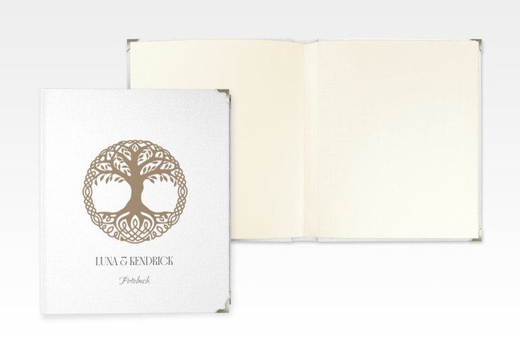 Hochzeitsalbum Lebensbaum 21 x 25 cm im Stil der Kelten und Wikinger