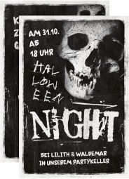 Klick: Details zu Party Einladung "Gruselig" anzeigen Party Einladung Gruselig