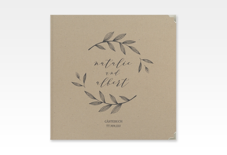 Gästebuch Selection Hochzeit Naturelove Leinen-Hardcover