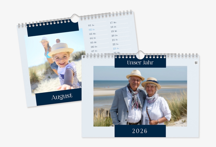 Wandkalender A4 Querformat Gezeiten A4 quer