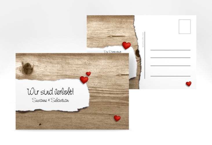 Verlobungskarte Hochzeit Reichenhall A6 Postkarte