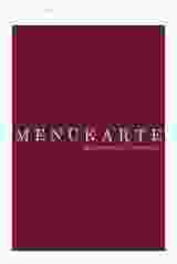 Menükarte Hochzeit Simply A5 Klappkarte hoch rot