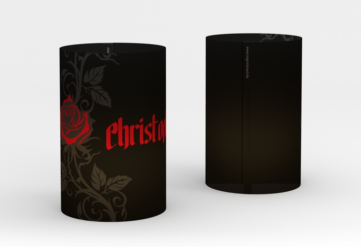 Windlicht Hochzeit Red Rose Windlicht schwarz