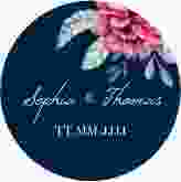 Aufkleber Hochzeit "Blooming"