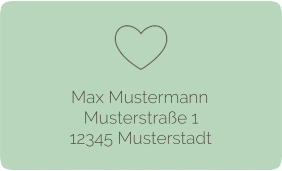 Klick: Details zu Empfängeretikett Hochzeit "Lebenstraum" anzeigen Empfängeretikett Hochzeit Lebenstraum 63,5 x 38,1 mm mint