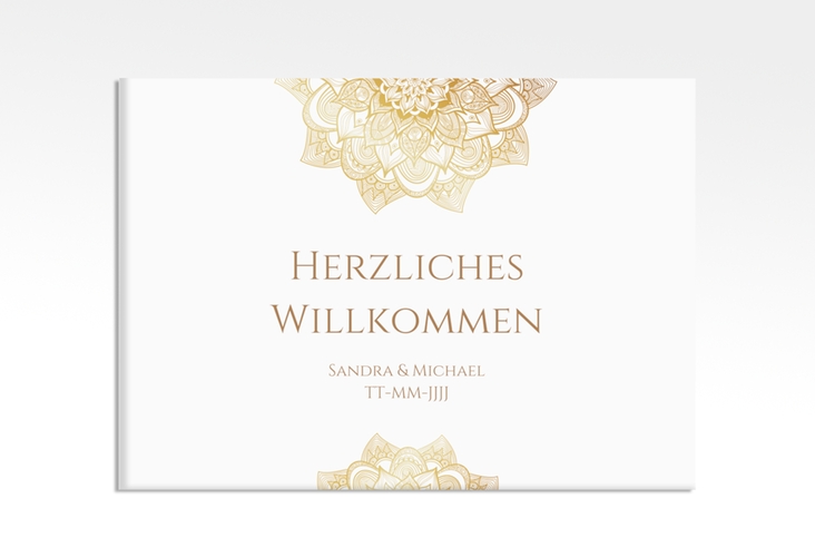 Willkommensschild Hochzeit Delight 70 x 50 cm Leinwand