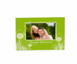 Klick: Details zu Inviti fidanzamento matrimonio collezione Murcia anzeigen Inviti fidanzamento matrimonio collezione Murcia A6 Postkarte verde