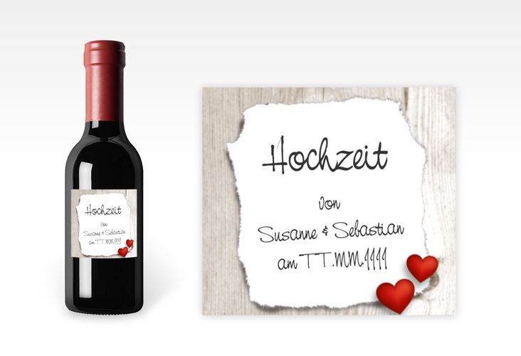 Piccoloetikett Hochzeit Reichenhall Etikett Piccolo weiss
