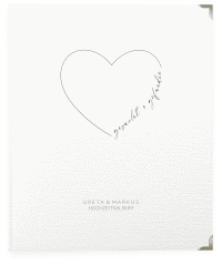 Klick: Details zu Hochzeitsalbum "Lebenstraum" anzeigen Hochzeitsalbum Lebenstraum 21 x 25 cm weiss