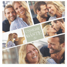Klick: Details zu Gästebuch Selection Hochzeit "Rise" anzeigen Gästebuch Selection Hochzeit Rise Leinen-Hardcover gruen