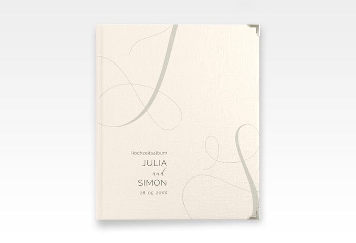 Hochzeitsalbum Eheschließung 21 x 25 cm beige
