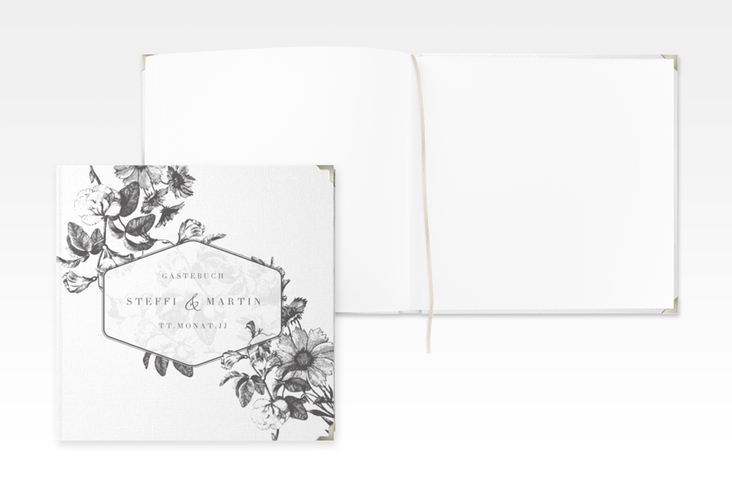 Gästebuch Selection Hochzeit Magnificent Leinen-Hardcover schwarz