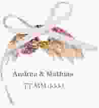Geschenkanhänger Hochzeit "Pampas"
