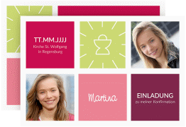 Klick: Details zu Konfirmationseinladung "Segen" anzeigen Konfirmationseinladung "Segen"