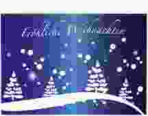 Business-Weihnachtskarte "Tannen"