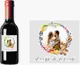 Piccoloetikett Hochzeit Herbstlich Etikett Piccolo weiss