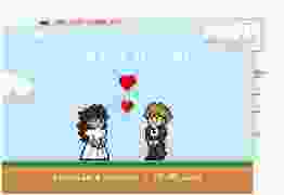 Antwortkarte Hochzeit Pixel A6 Postkarte bunt