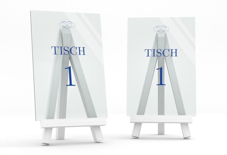 Tischnummer Acryl Hochzeit Infinity Tischaufsteller Acryl
