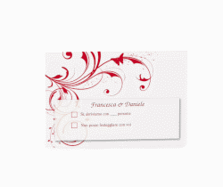 Klick: Details zu Biglietti risposta matrimonio collezione Palma anzeigen Biglietti risposta matrimonio collezione Palma A6 Postkarte marrone