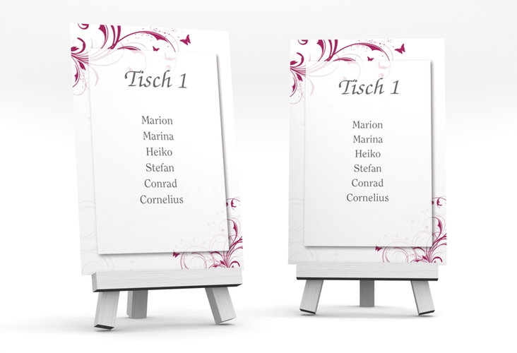 Tischaufsteller Hochzeit Palma Tischaufsteller