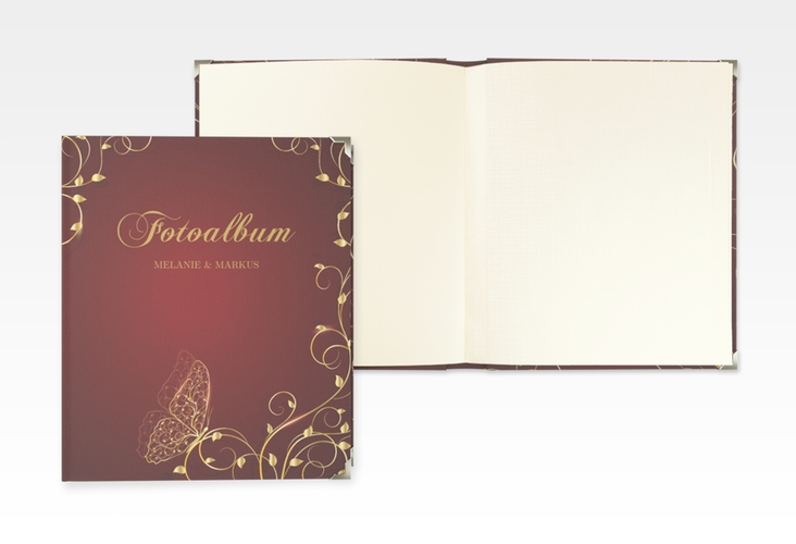 Hochzeitsalbum Eternity 21 x 25 cm rot